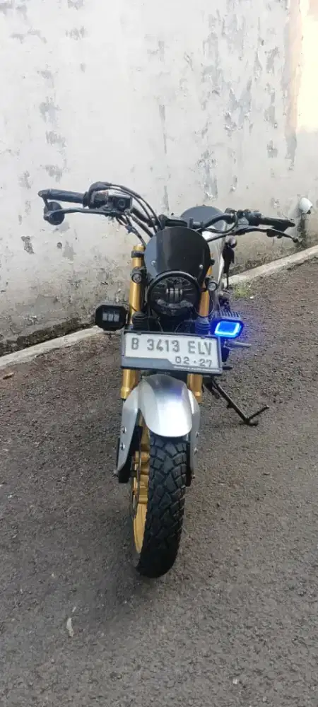 Yamaha vixion modif single jok