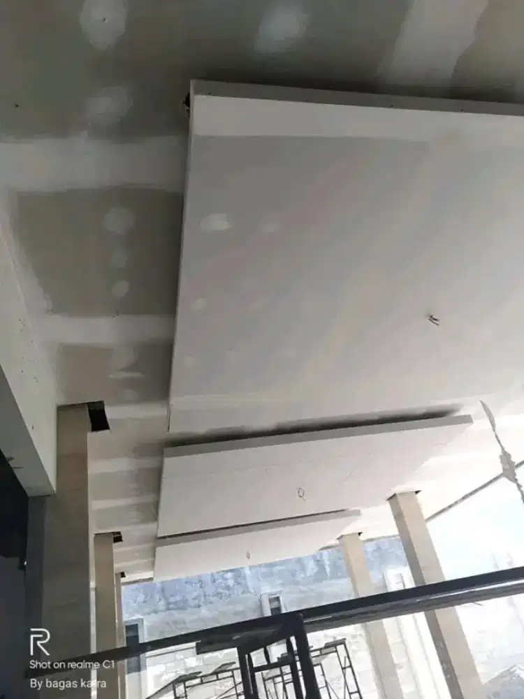 Pasang plafond, partisi, pvc