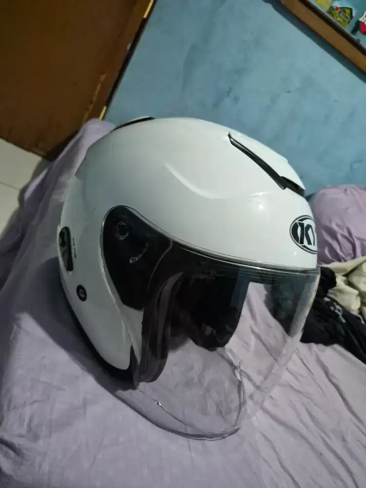 HELM KYT KYOTO PUTIH ORIGINAL