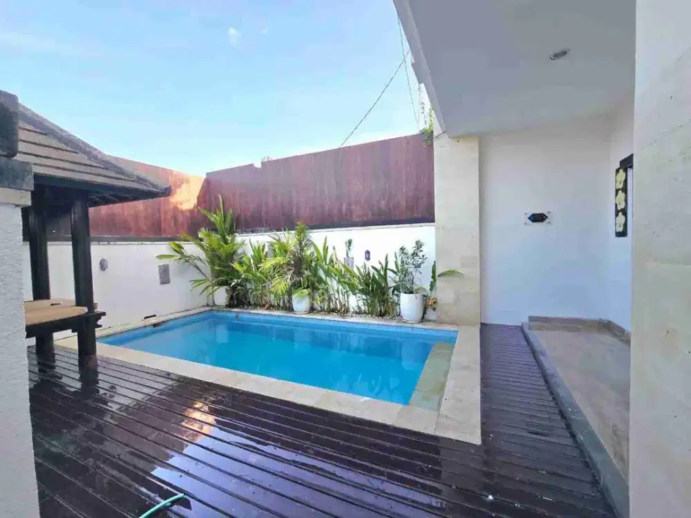 3 bedroom Villa Umalas Fully Furnished strategis bebas banjir