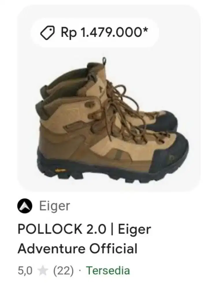 Sepatu hiking Eiger
