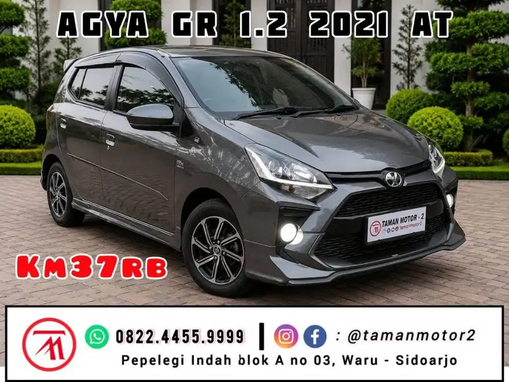 [ KM 37rb ] Agya GR Sport 2021 AT - barcode pertalite