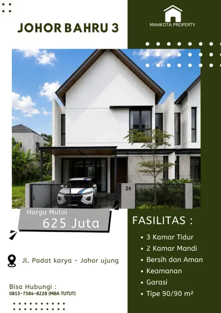 XEJATI MANSION 2 LANTAI HARGA MERAKYAT
