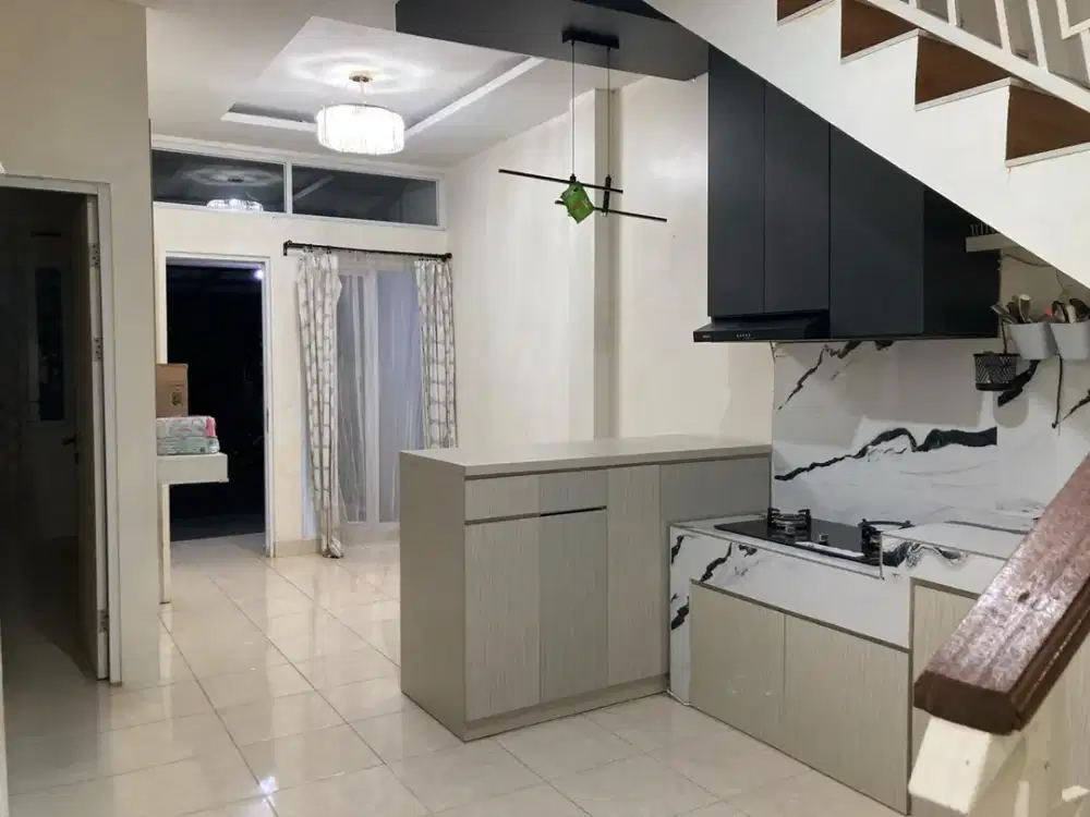 Rumah 2 Lantai Full Renovasi Murah di Cluster Perumahan The River Parung Panjang Siap Huni Dekat Stasiun KRL & Akses Tol Legok Cisauk Tangerang