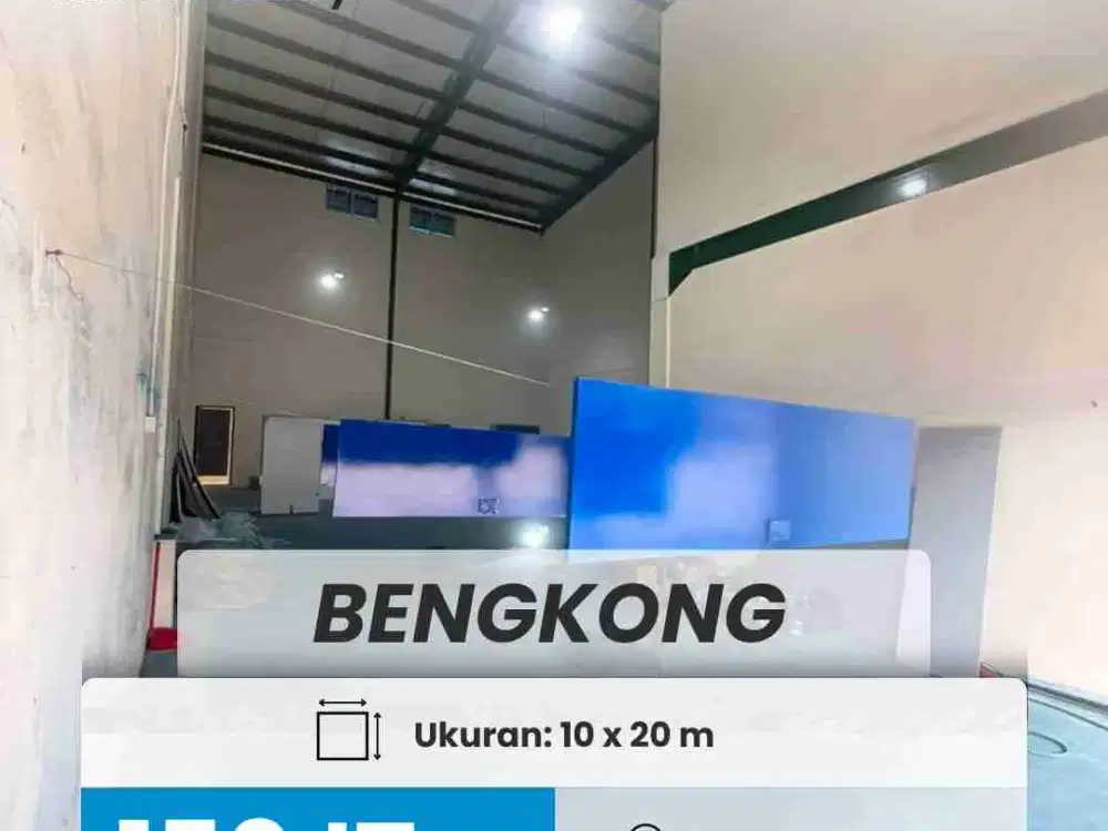 DISEWAKAN GUDANG BARU, BENGKONG, BATAM