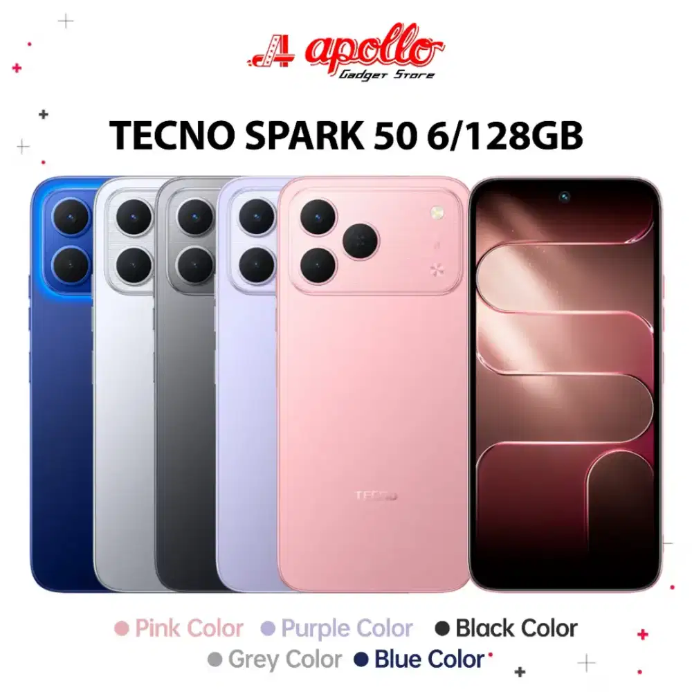 Tecno spark 50 nfc baterai 7000mah.ram 4+8/128 .fastcharging