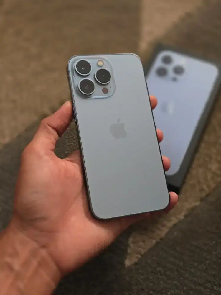 Iphone 13 pro 128gb sierra blue lengkap