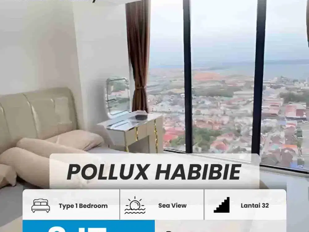 DISEWAKAN APARTEMEN MEWAH POLLUX HABIBIE, MEISTERSTADT, BATAM CENTER