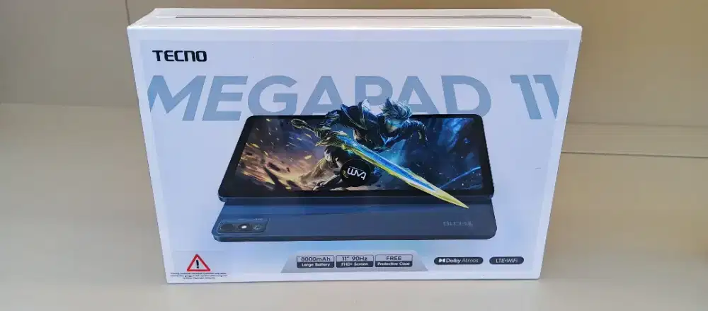 TECNO MEGAPAD 11 BATERAI 8000MAH.BISA KARTU DAN WIFI