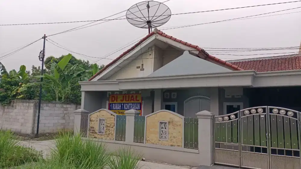 Dijual cepat 1 Rumah, dan 7 Kontrakan, bisa nego