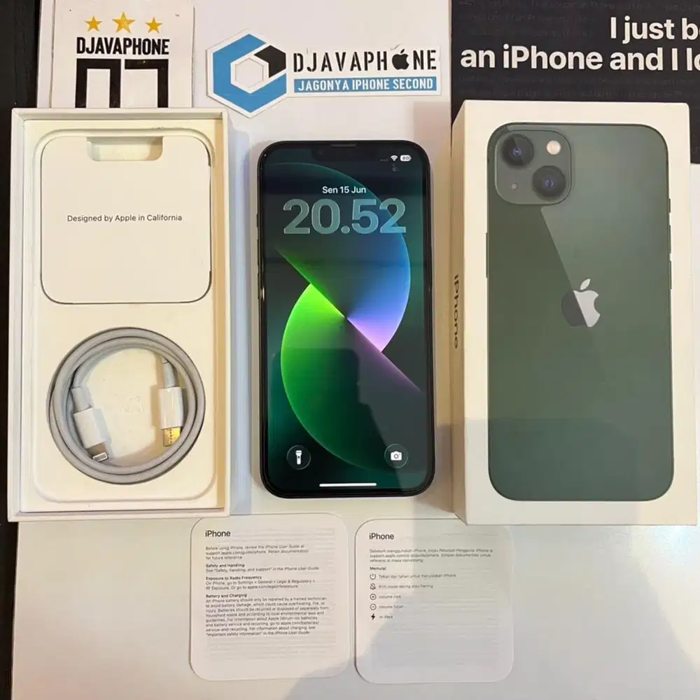 iPhone 13 Green 128GB Ex iBox Resmi