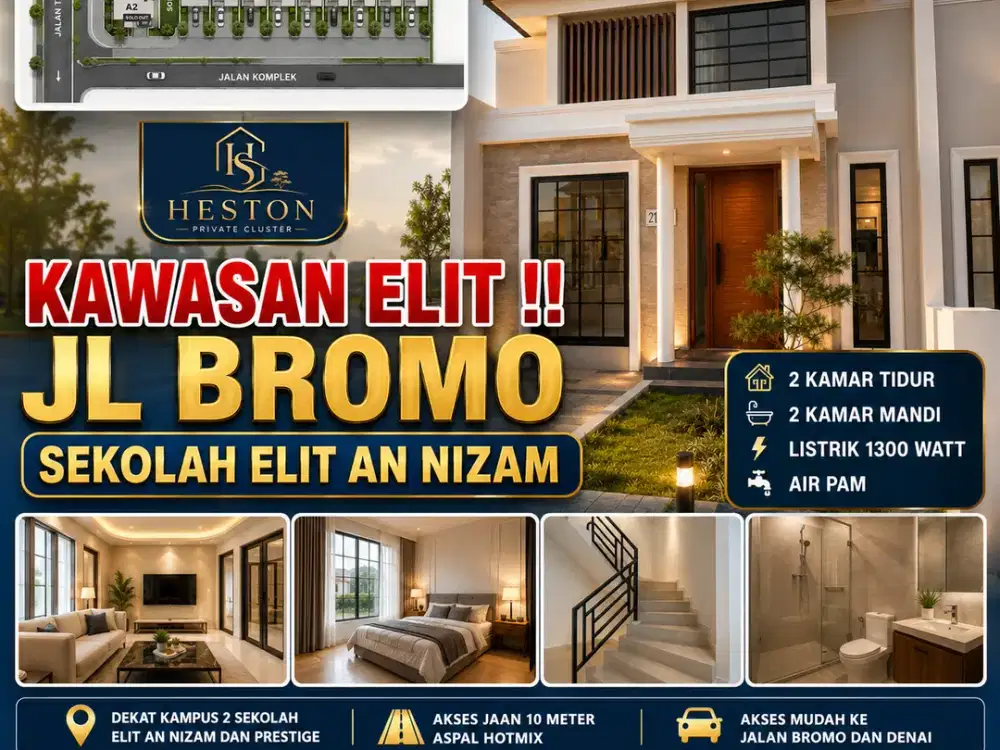 HESTON PRIVATE CLUSTER TUBA IV BROMO MEDAN AREA