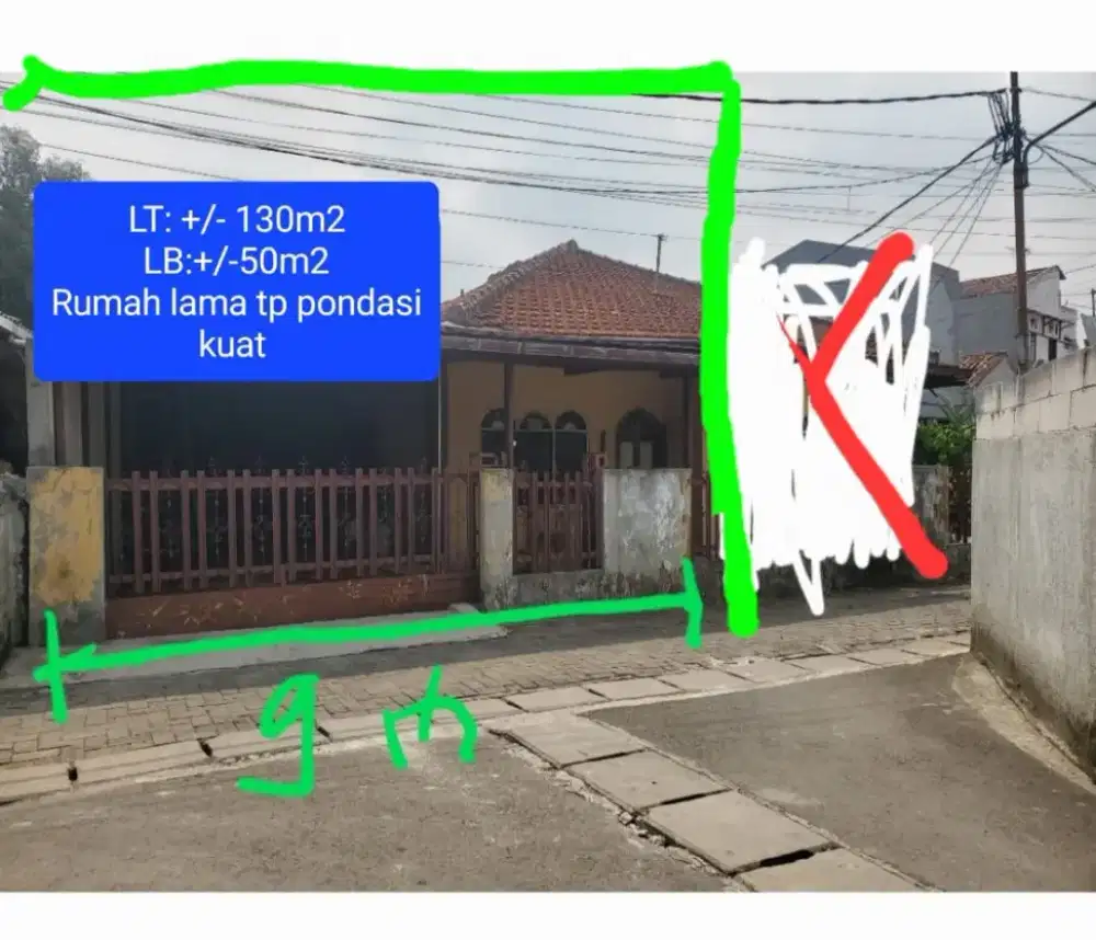 Dijual Rumah Murah/SHM/LT:+/-130m2,LB:1/-60m2