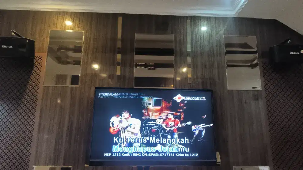 TV LG 90 INCH DAN SET KARAOKE