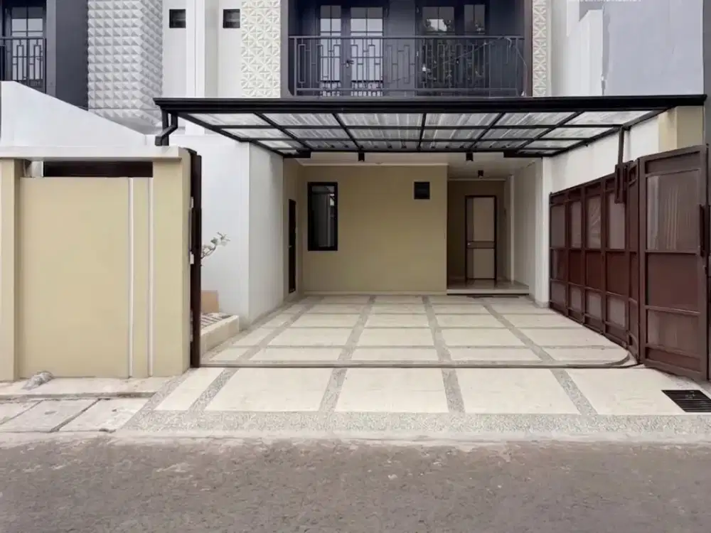 Cuma 2 Unit! Brand New House 3 lantai di Tebet Timur, Selangkah ke Eco Park