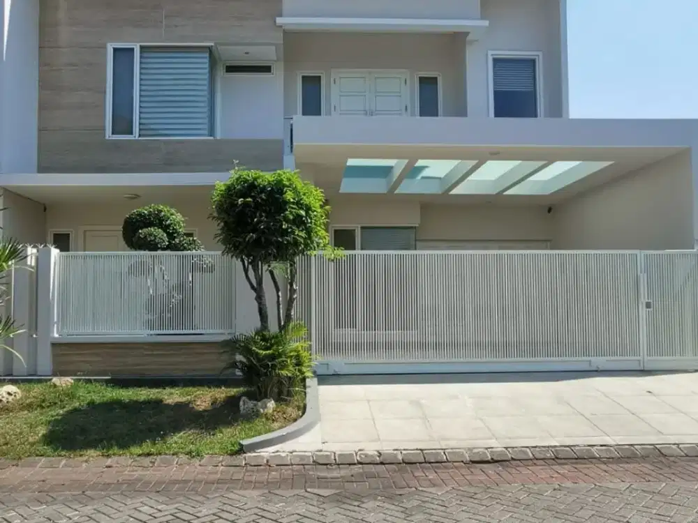 Jual Rumah Somerset CitraLand Surabaya Barat 2 Lantai Lebar 12 Mewah SHM Murah! (BJR-029)