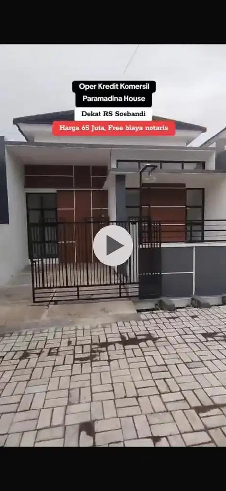 rumah over kredit siap huni
