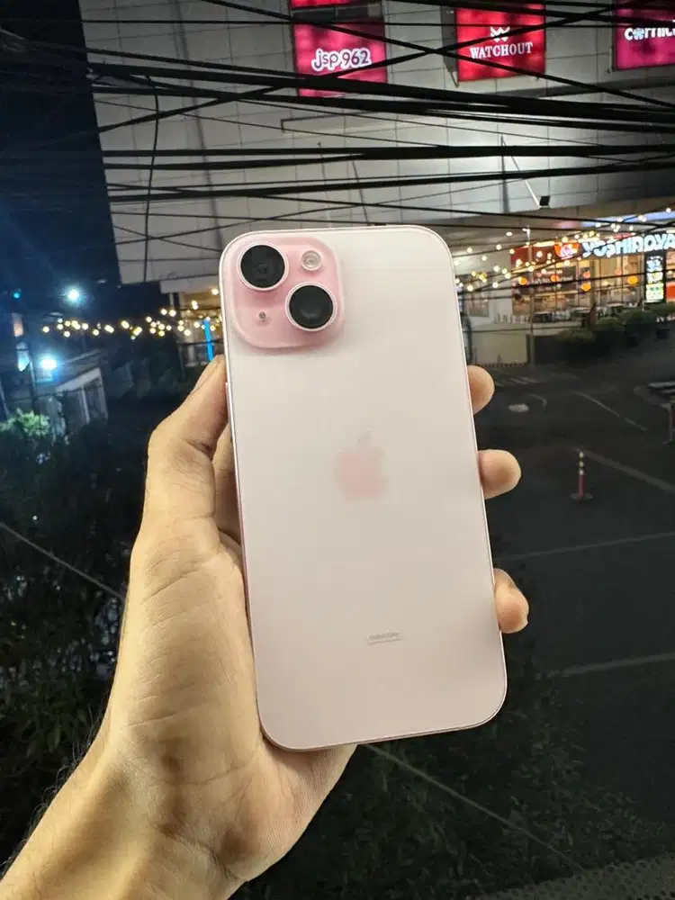 iphone 15 128gb pink garansi panjang