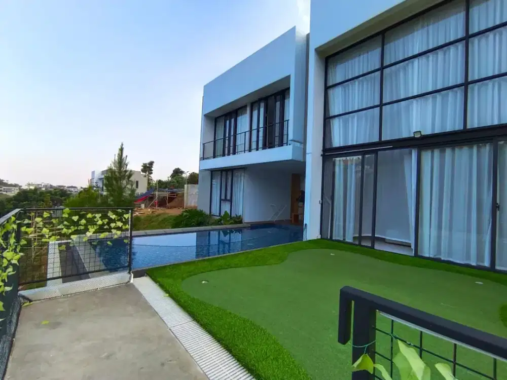 Villa Mewah Dago – View City Light & Pegunungan!