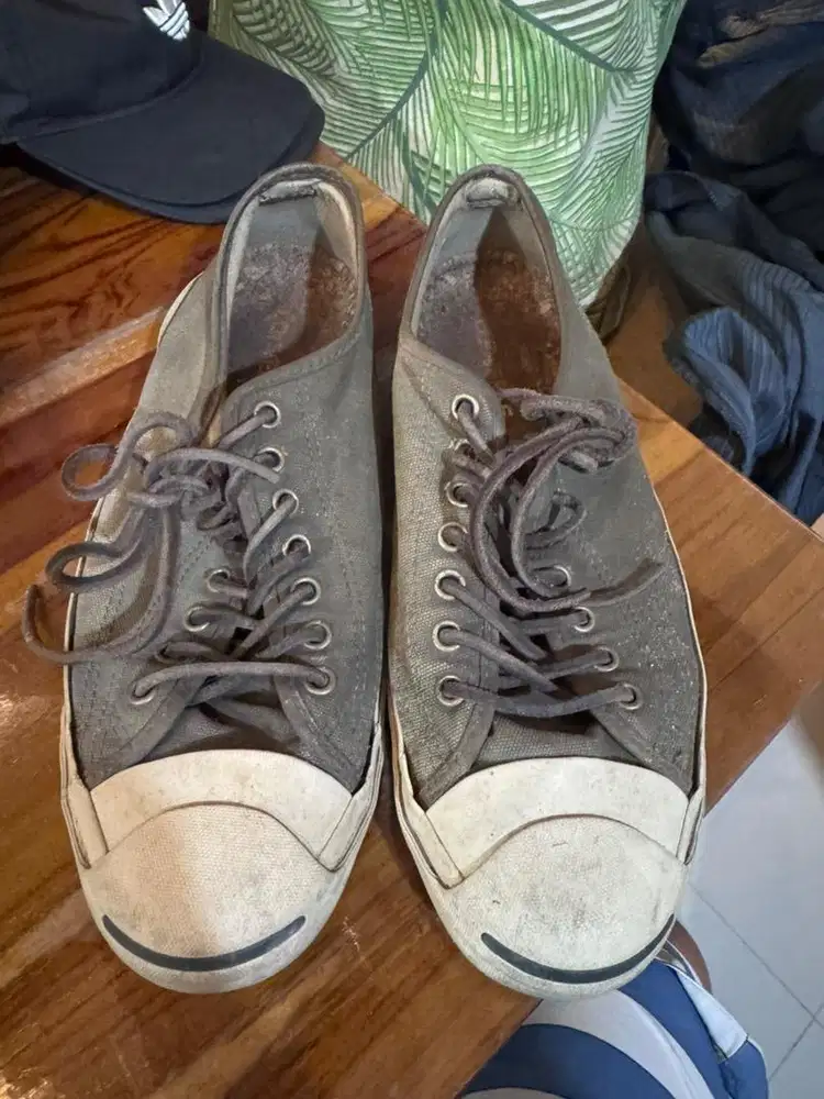 Converse Jack Purcell Green Canvas Size 43