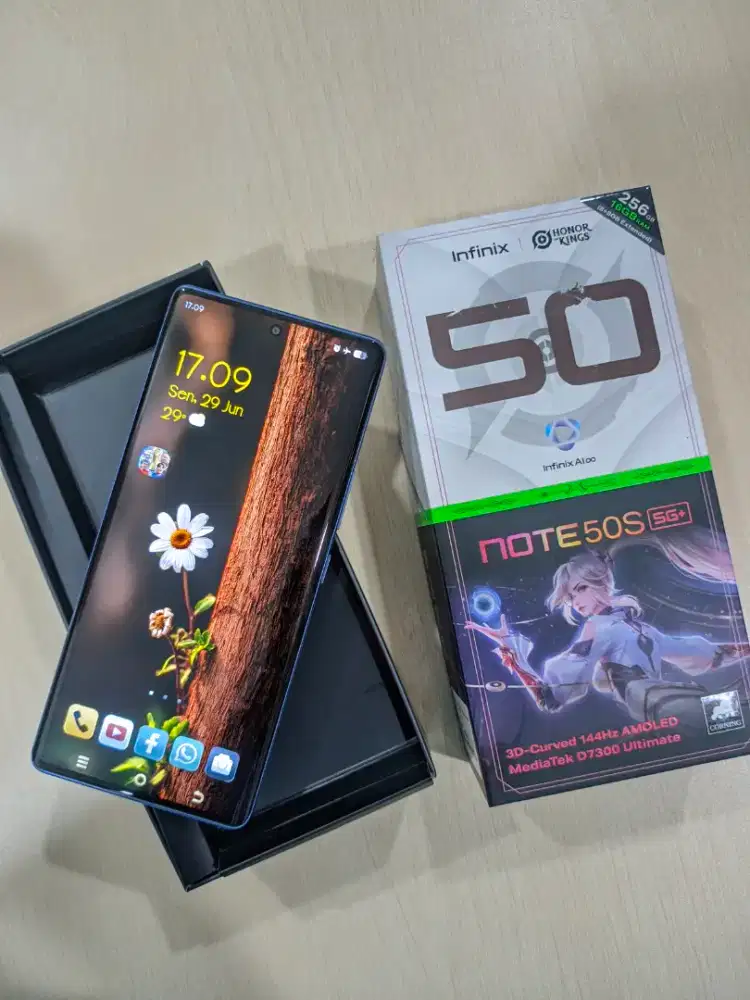 infinix note 50s 5g 8/256 like new