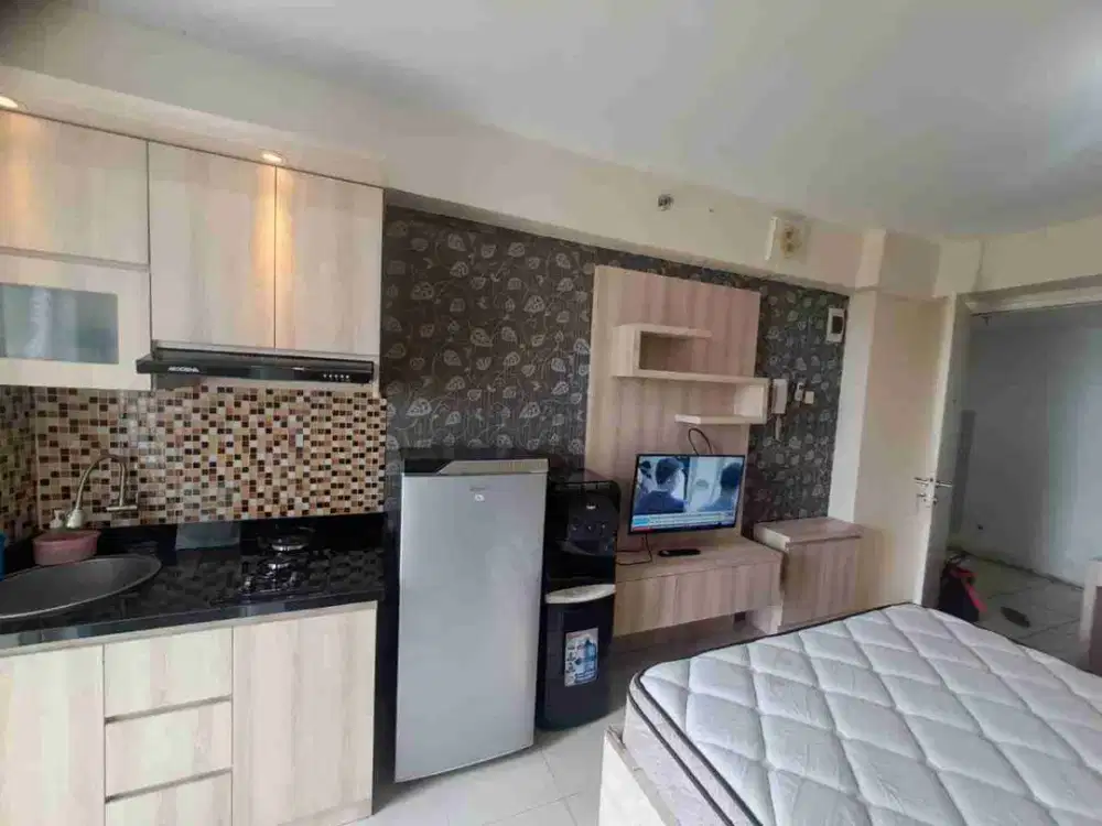 Jual studio furnished, SHM, Dahlia tower, Bassura, Basura, jakarta timur