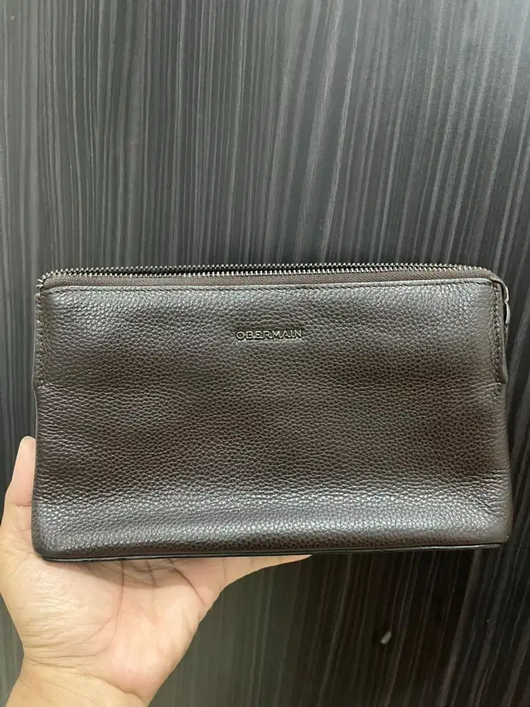 Handbag Clutch Obermain Coklat