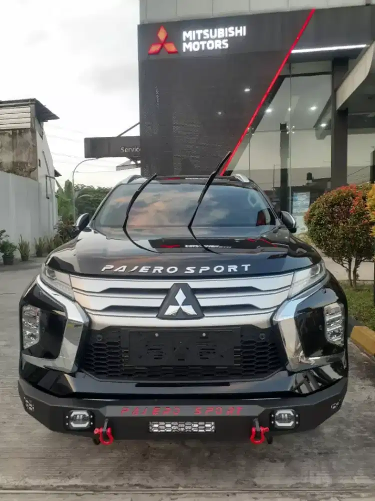 TANDUK DEPAN PAJERO SPORT + PASANG