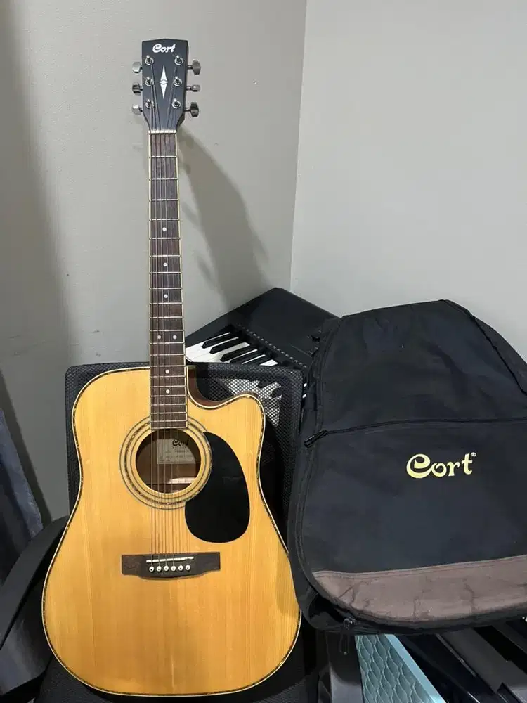 JUAL CEPAT!! Gitar Akustik Elektrik Cort AD880CE NE