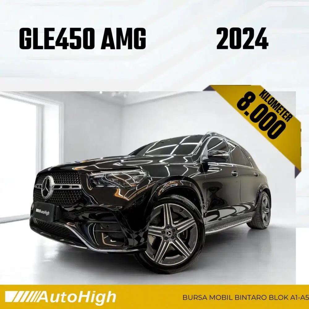 DP10% [Km8.000] GLE450 AMG 2024 Black / GLE 450 Reg 2025 #AUTOHIGH