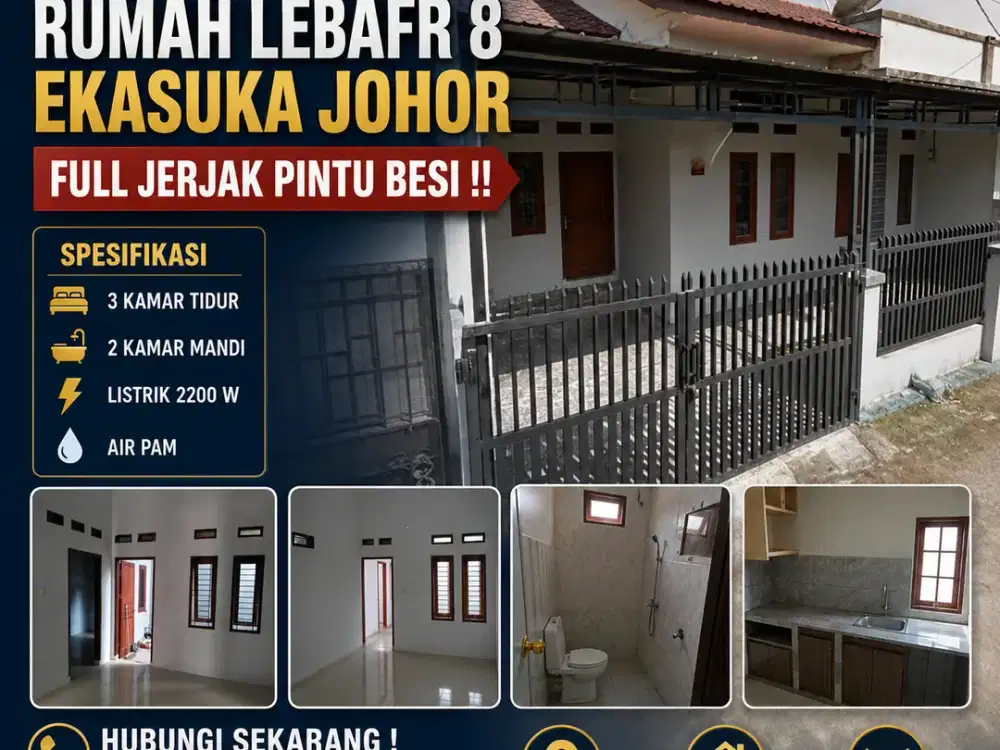 RUMAH MURAH EKA SUKA JOHOR LEBAR 8