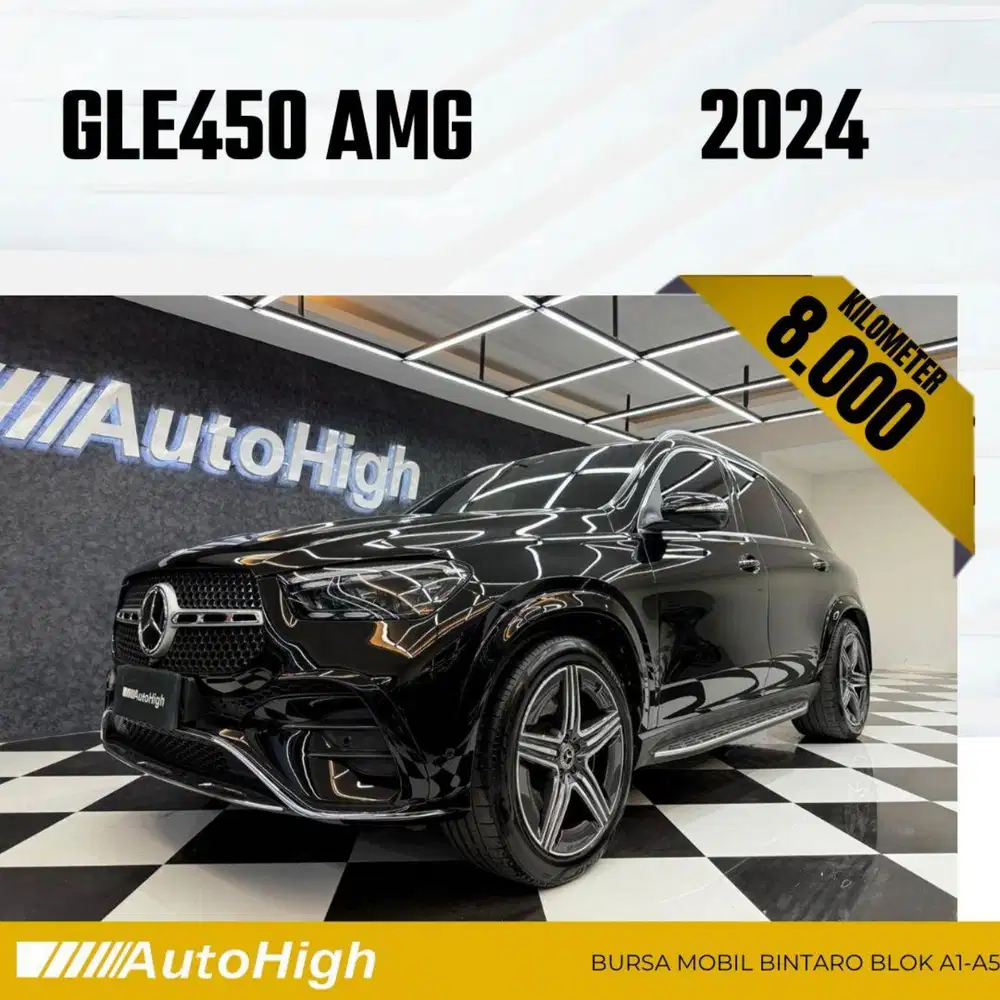 DP10%, [Km8.000] GLE450 AMG 2024 Black / GLE 450 Reg 2023 #AUTOHIGH