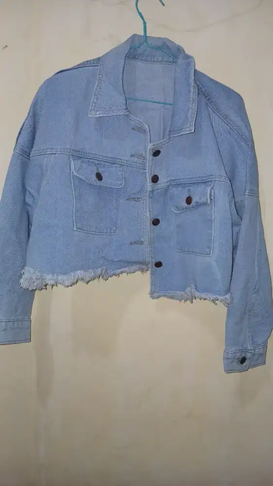 PRELOVED JAKET JEANS KOREA RETRO