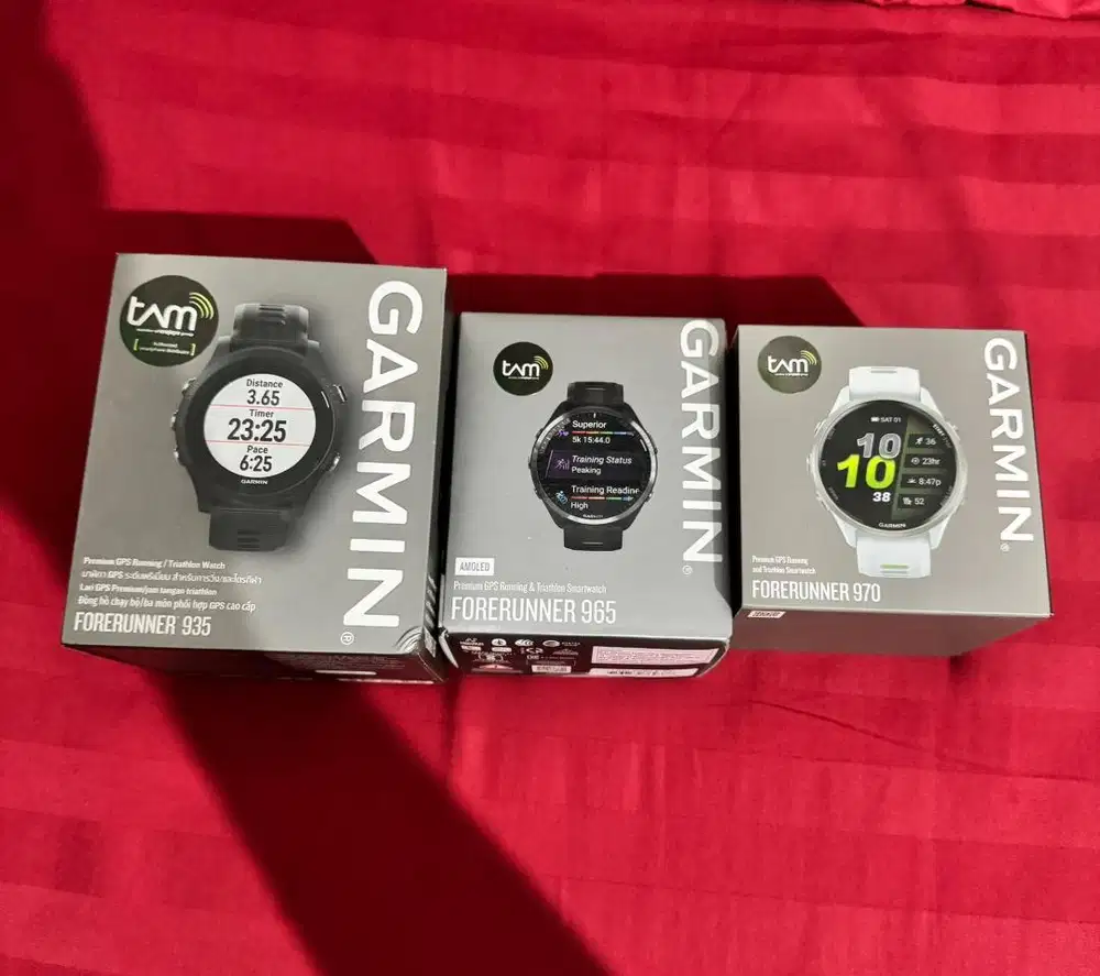 Garmin forerunner 965 dan forerunner 970