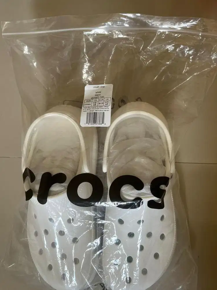 Crocs Crush Clog Putih (BARU)