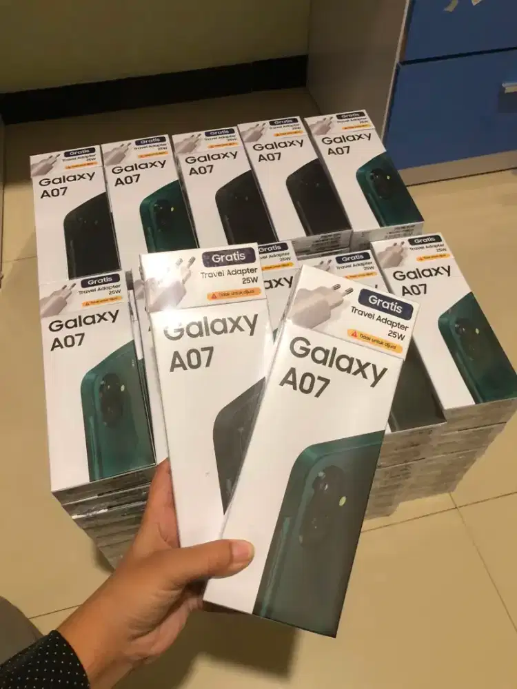 Samsung a07 4/64gb baru segel resmi