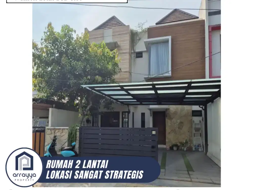 DIJUAL RUMAH 2 LANTAI SEMI FURNISH DI GRIYA LOKA BSD CITY (ENB378)