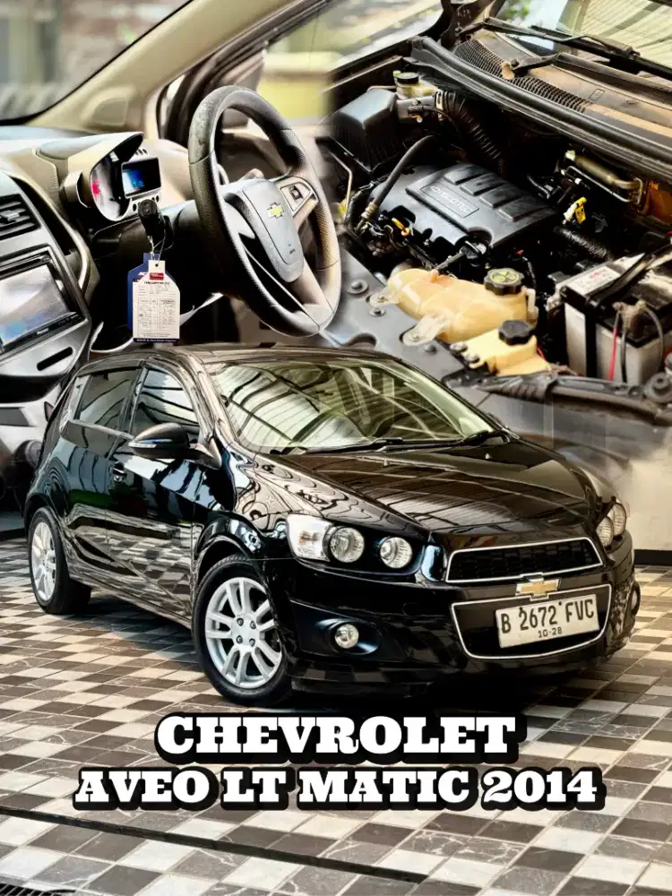 Chevrolet Aveo 1.4 LT AT Matic 2014 Kondisi Siap Pakai