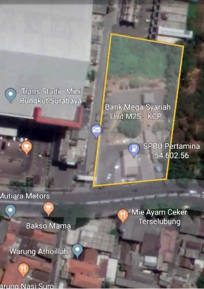 11JT AN/M2! DIJUAL AREA KOMERSIAL RAYA RUNGKUT 0 JALAN RAYA STRATEGIS