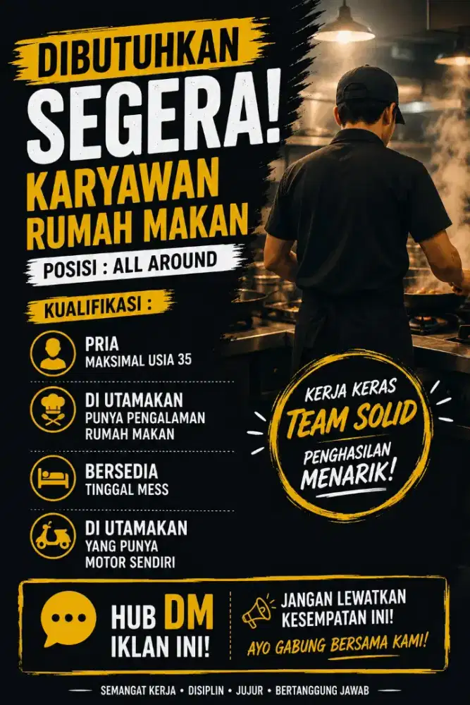 loker rumah makan
