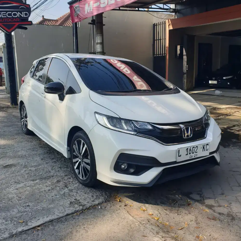 Honda Jazz RS GK5 1.5 CVT 2019 Putih Km 40rb Record Bonus Pajak 1tahun
