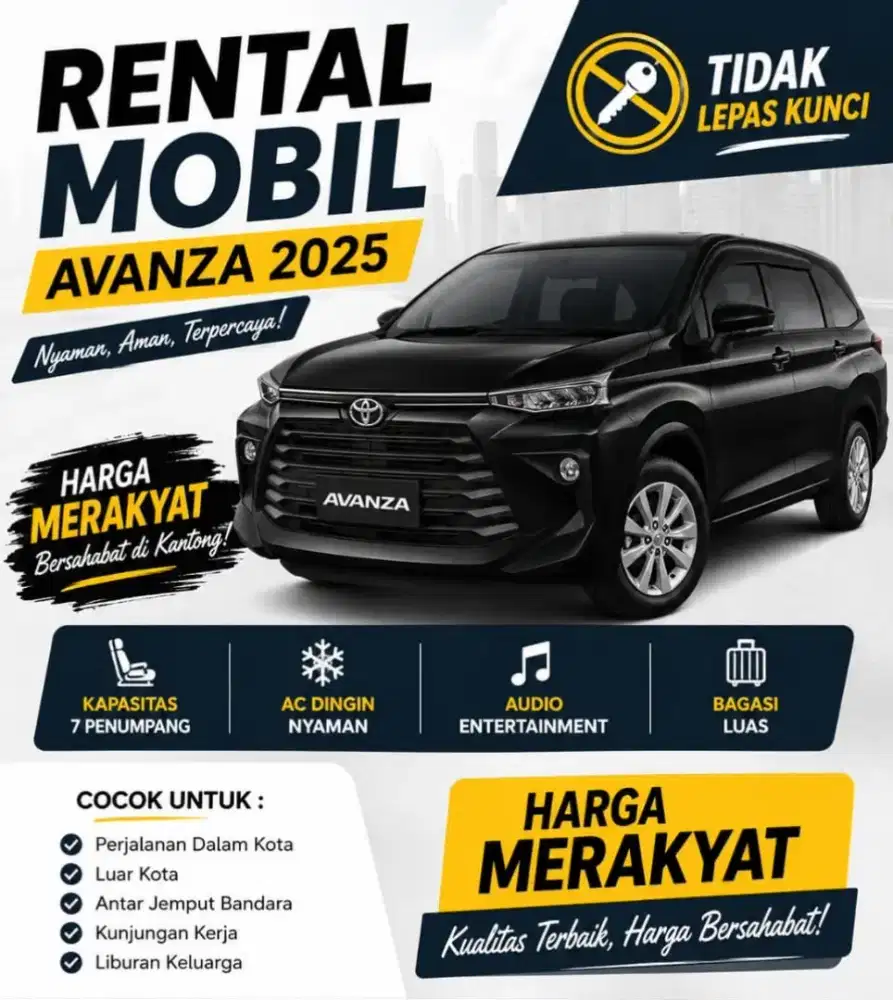 Sewa mobil plus supir Jabodetabek