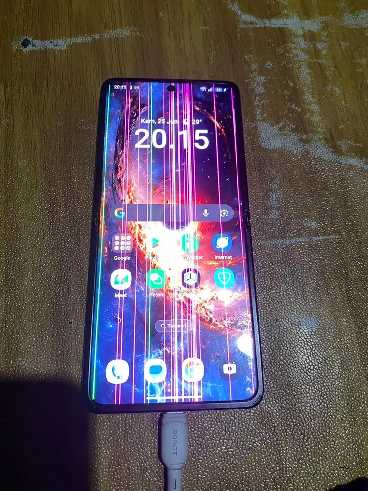 Oppo find N2 flip 8/256 minus layar dalam garis
