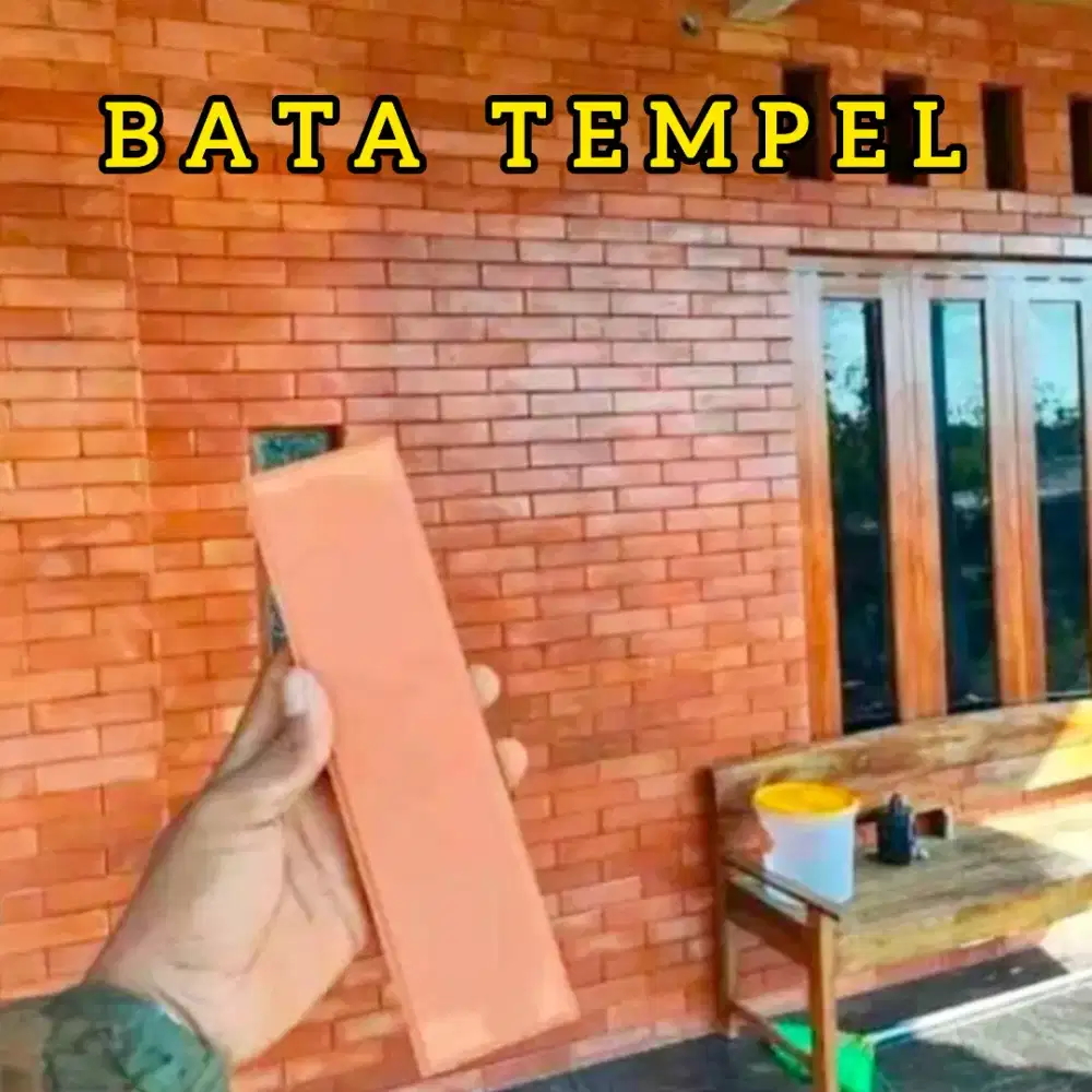 Bata tempel ekpose tanah liat