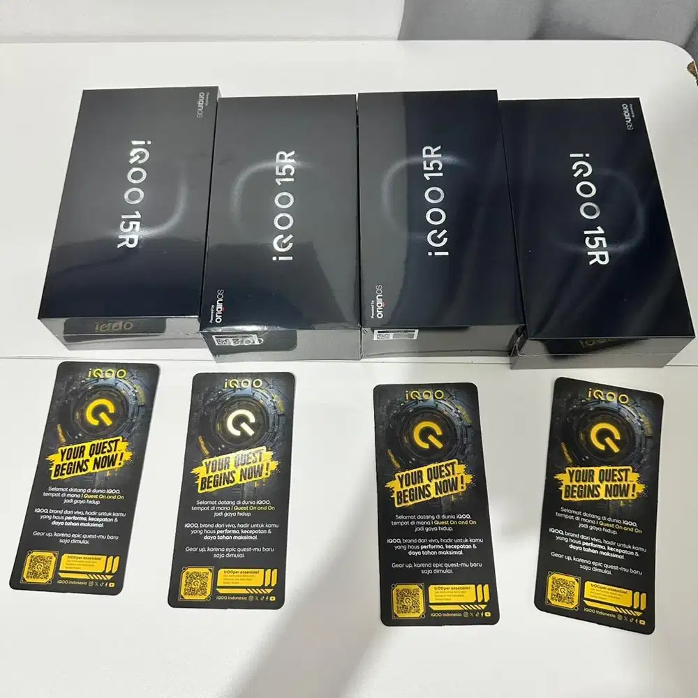 Iqoo 15r 8/256gb black silver bnib segel baru
