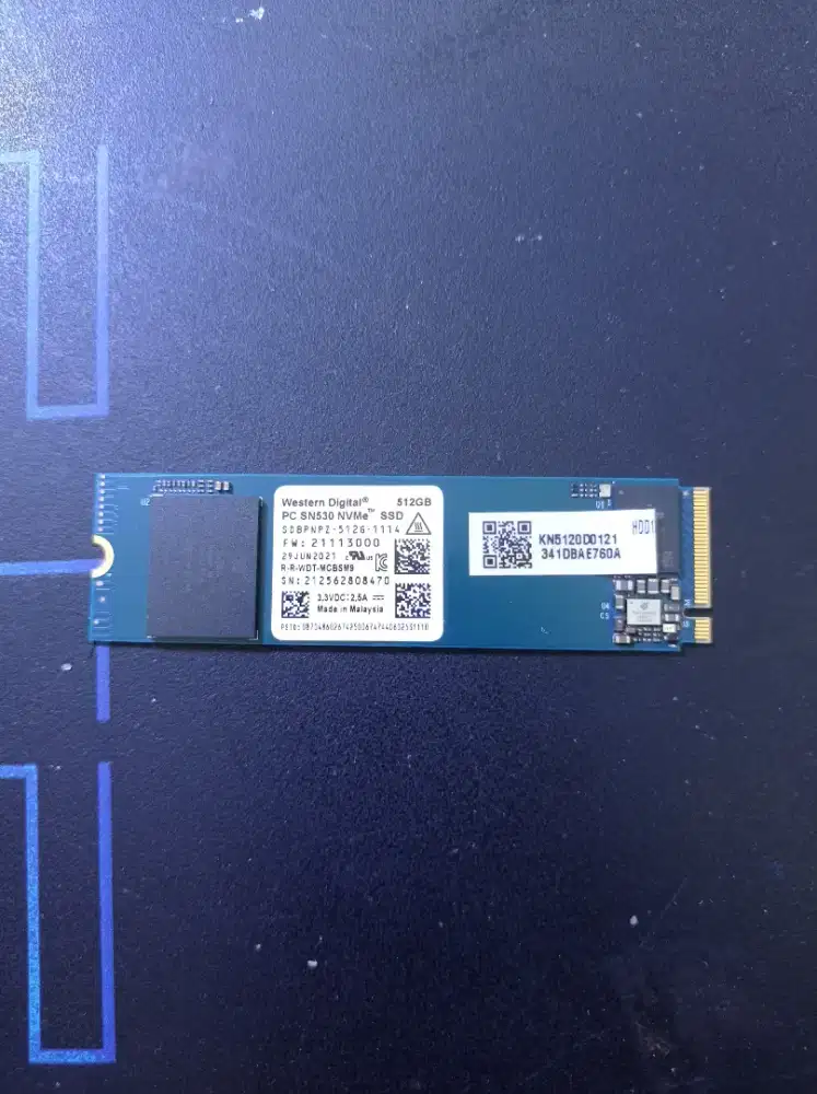 Dijual SSD NVME Western Digital 512GB Sentinel 98%