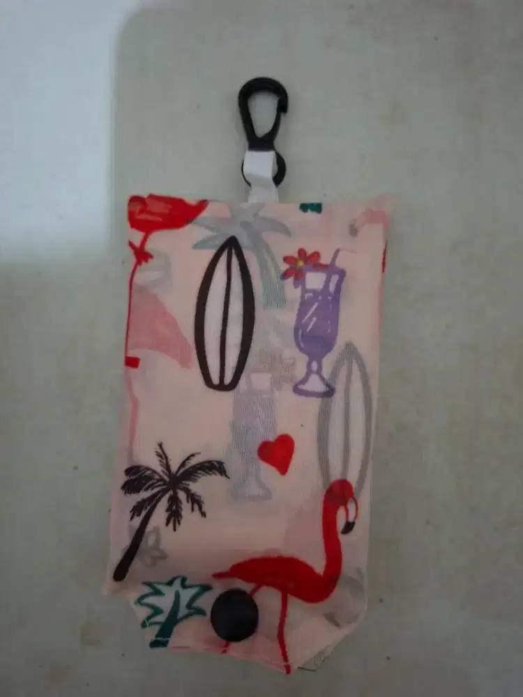 Tas Lipat Gambar Burung Flamingo