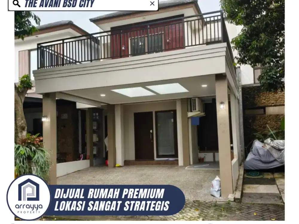DIJUAL RUMAH CANTIK SIAP HUNI LOKASI SANGAT STRATEGIS DI THE AVANI BSD CITY (ENB396)