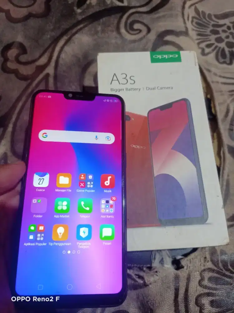 Oppo a3s hp plus kotak aja