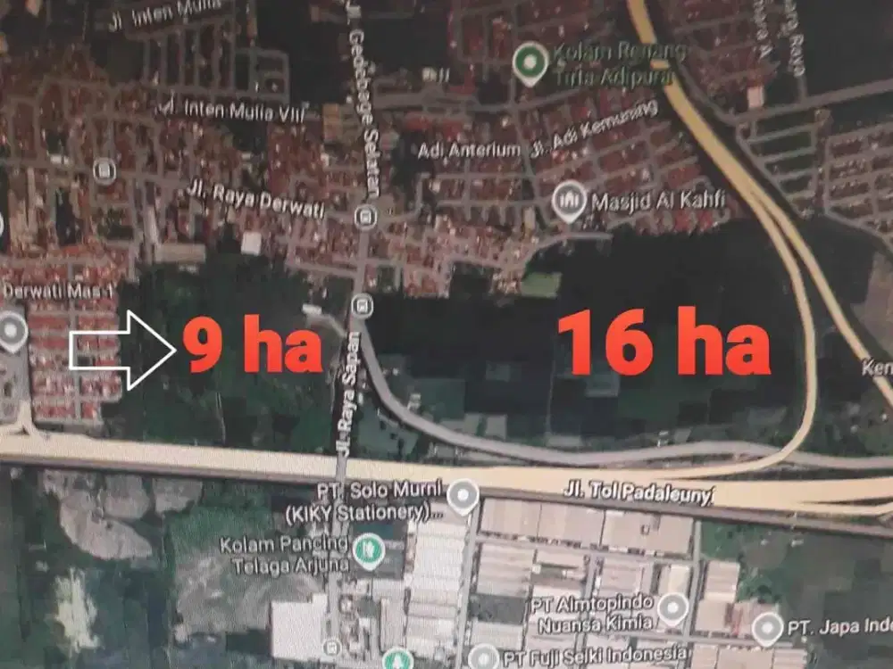 Dijual Lahan Tanah Bagus Strategis di Gede Bage Dekat Sunmarecon Bandung